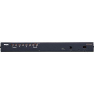 ATEN KH1508A KVM Extender - 8 Computer(s) - UXGA - 1600 x 1200 Maximum Video Resolution - 8 x Network (RJ-45) - 2 x PS/2 P