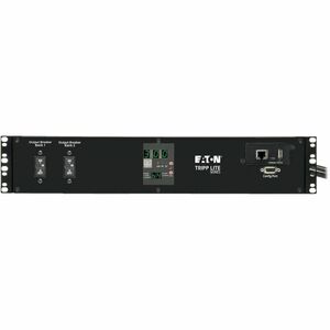 Tripp Lite by Eaton 5.8kW Single-Phase Switched Automatic Transfer Switch PDU, Two 200-240V L6-30P Inputs, 16-C13 2-C19 & 