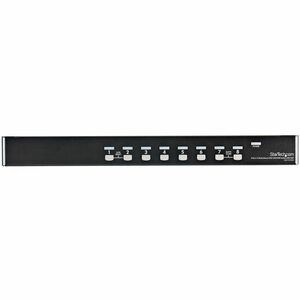 StarTech.com 8 Port 1U Rackmount USB KVM Switch Kit with OSD and Cables - 8 Computer(s) - 1 Local User(s) - 1920 x 1440 - 