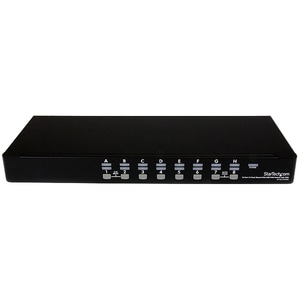 StarTech.com 16 Port Rackmount USB KVM Switch Kit with OSD and Cables - 1U - 16 Computer(s) - 1920 x 1440 - 1U - Rack-moun