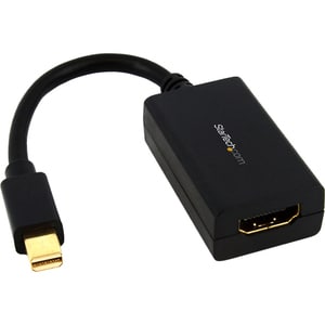 StarTech.com Adattatore convertitore video Mini DisplayPort a HDMI - Oro Connettore - Nero