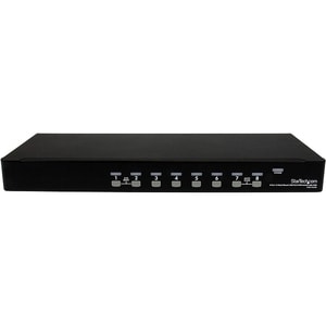 StarTech.com Switch KVM USB PS/2 a 8 porte montabile a rack 1U, con OSD - 8 Computer - 1 Utente Locale - 1920 x 1440 - 1U 
