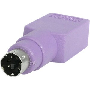 StarTech.com USB auf PS2 Tastatur Adapter - PS/2 Stecker zu USB Buchse Adapter - Schwarz