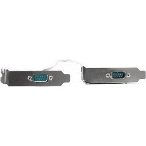 StarTech.com 2 Port Seriell RS232 PCI Express Low Profile Schnittstellenkarte mit 16550 UART - PCI Express x1 - PC, Mac, L