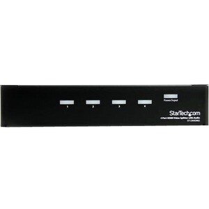 StarTech.com 4 Port High-Speed-HDMI Video Splitter und Signalverstärker - 1920 x 1200 - 9,14 m Maximale Betriebsreichweite
