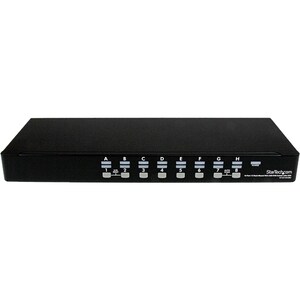 StarTech.com 16 Port 1HE USB VGA KVM Switch mit OSD zur Rack-Montage - 16 Computer - 1920 x 1440 - 1U - Rackmount, Desktop