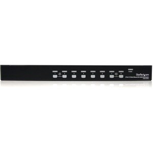 StarTech.com Switch KVM DVI USB a 8 porte montabile a rack 1U - 8 Computer - WUXGA - 1920 x 1200 - 1U - Rack-Montabile
