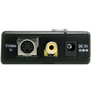 StarTech.com Composite and S-Video to HDMIÂ® Converter with Audio - Functions: Signal Conversion - PAL, NTSC - HDMI - S-Vi