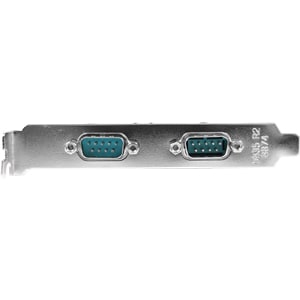 StarTech.com Tarjeta PCI Express Adaptadora Serial RS232 DB9 de 2 Puertos UART16550 - Tarjeta PCIe Controladora Serial - W