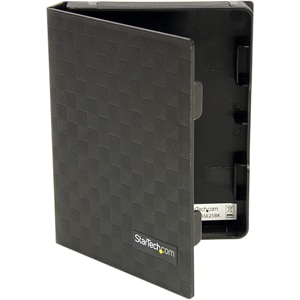 StarTech.com Paquete de 3 Cubiertas Protectoras - Funda de Plástico Disco Duro de 2.5in Pulgadas - Forro - Negro - Polipro