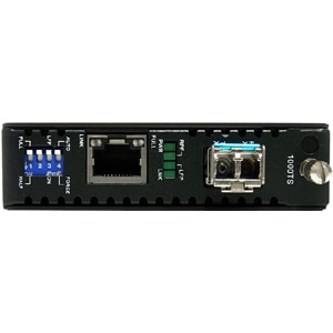 StarTech.com Multimode (MM) LC Fiber Media Converter for 1Gbe Network - 550m Range - Gigabit Ethernet - 850nm - with SFP T