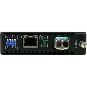 StarTech.com 1000 Mbps Gigabit Single Mode Fiber Media Converter LC 40 km - 1000Base-T, 1000Base-SX/LX - Desktop, Rack-mou
