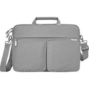 Incase Sling Carrying Case (Sleeve) for 38.1 cm (15") Notebook - Pebble, Aqua - Weather Resistant - Nylon Body - Faux Fur,