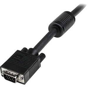 StarTech.com 5m VGA Monitorkabel - Koaxial HD15 Video Kabel - St/St - Cable for Monitor, Videogerät - Abschirmung - Schwarz