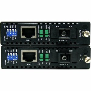 StarTech.com 10/100 Mbps Ethernet Single Mode WDM Fiber Media Converter Kit SC 20km - WDM (Wave Division Multiplexing) Tec