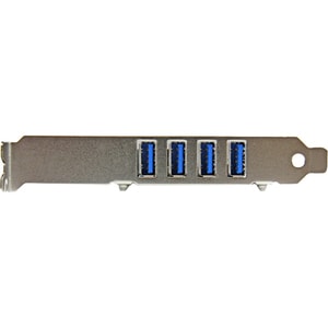 StarTech.com 4 Port PCI Express PCIe SuperSpeed USB 3.0 Controller Card Adapter with UASP - SATA Power - UASP Support - 4 