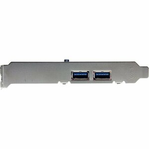 StarTech.com 2 Port PCI SuperSpeed USB 3.0 Adapter Card with SATA Power - 2 Total USB Port(s) - 2 USB 3.0 Port(s) - PC