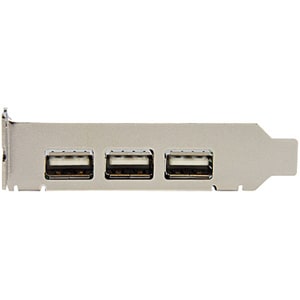 StarTech.com Adaptador Tarjeta PCI Express Perfil Bajo USB 2.0 Alta Velocidad - 3 Externos y 1 Interno - 4 Total USB Port(