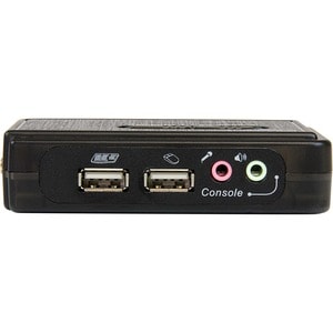 StarTech.com Juego de Conmutador Switch KVM de 2 puertos con todo incluido - USB - Audio y Video VGA - 2 Computador(es) - 