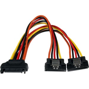 StarTech.com Câble répartiteur en Y d'alimentation SATA vers 2 SATA avec verrouillage - Pour Système d'alimentation, Disqu