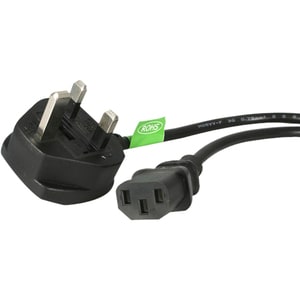StarTech.com 3m UK Computer Power Cord - 3 Pin Mains Lead - IEC 320 C13 to BS-1363 UK Plug Mains Power Cable Lead - 3 Mete