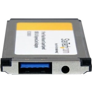 StarTech.com 1 Port Flush Mount ExpressCard SuperSpeed USB 3.0 Card Adapter with UASP Support - 1 Total USB Port(s) - 1 US