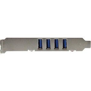 StarTech.com Tarjeta Adaptador PCI USB 3.0 (5Gbps) SuperSpeed de 4 puertos con Conector LP4 SATA - Hub Concentrador Intern