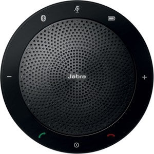 Jabra Speak 510+ MS Speakerphone - Wired/Wireless Bluetooth - Skype for Business - 4 Meeting Persons Capacity - Omni-direc