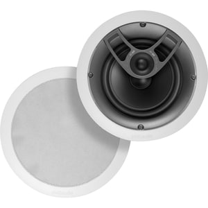 Polk MC60 In-ceiling Speaker - White - 6.50" Polymer Composite Woofer - 0.75" Silk Polymer Composite Tweeter - 40 Hz to 20