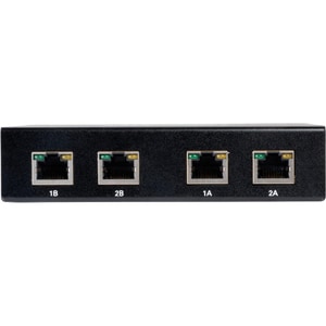 Tripp Lite DVI Over Cat5 Dual Display Extender / Splitter - 2 Input Device - 4 Output Device - 200 ft (60960 mm) Range - 4