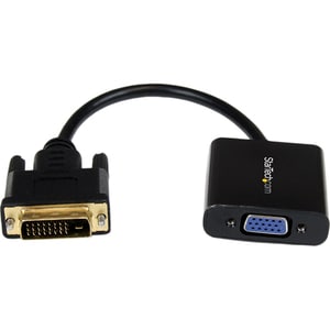 StarTech.com DVI-D to VGA Active Adapter Converter Cable â€" 1920x1200 - DVI to VGA Converter box - 1 x 25-pin DVI-D Digit
