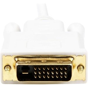 StarTech.com 10 ft Mini DisplayPort to DVI Adapter Converter Cable - Mini DP to DVI 1920x1200 - White - Cable for Video De