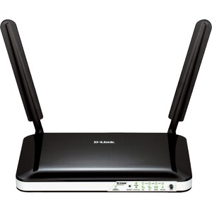 D-Link DWR-921, 4G LTE Router (2,4GHz WLAN Access Point, 1 x Mini-SIM Slot, LTE Kat.4, 2 x abnehmbare LTE-Antenne)