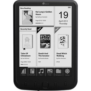 Icarus Digital Text Reader - Black, Red - microSD - 4 GB Flash - 20.3 cm (8") Display - 1024 x 768 - Wireless LAN - USB 2.0