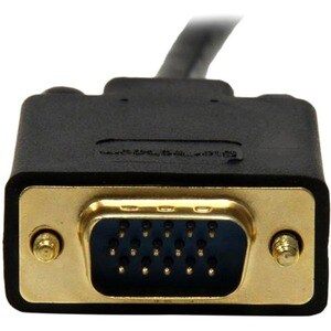 StarTech.com 15 ft Mini DisplayPort™ to VGA Adapter Converter Cable - mDP to VGA 1920x1200 - Black - Cable for Video Devic