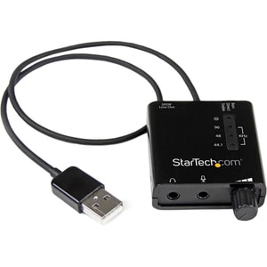 StarTech.com USB Sound Card w/ SPDIF Digital Audio & Stereo Mic â€" External Sound Card for Laptop or PC â€" SPDIF Output 