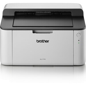Brother HL HL-1110 - Desktop Laserdrucker - Monochrom - 21 ppm Monodruck - 2400 x 600 dpi Druckauflösung - Duplexdruck, Ma