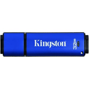 Kingston DataTraveler Vault Privacy 3.0 - 32 GB - USB 3.0 - 250 MB/s Read Speed - 40 MB/s Write Speed - 1 Each