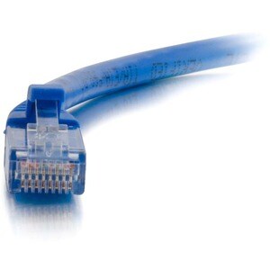 C2G 6in Cat6 Ethernet Cable - Snagless Unshielded (UTP) - Blue - Category 6 for Network Device - RJ-45 Male - RJ-45 Male -