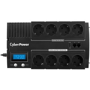 CyberPower BRICs LCD BR1000ELCD Line-interactive UPS - 1 kVA/600 W - Wall Mountable - 8 Hour Recharge - 1 Minute Stand-by 