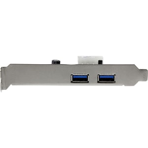 StarTech.com 2 Port PCI Express (PCIe) SuperSpeed USB 3.0 Card Adapter with UASP - LP4 Power - 2 Total USB Port(s) - 2 USB