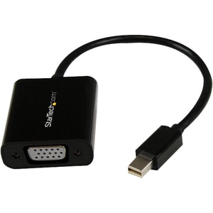 StarTech.com Mini DisplayPort 1.2 to VGA Adapter Converter - Mini DP to VGA - 1920x1200 - Active Mini DisplayPort to VGA a