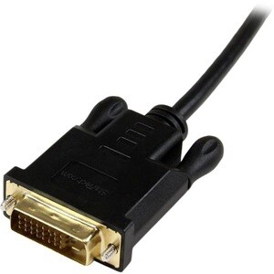 StarTech.com 91cm Mini DisplayPort auf DVI Aktiv Adapter/ Konverter Kabel - mDP zu DVI 1920x1200 - Schwarz - Unterstützt b