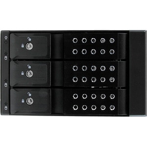 StarTech.com 3 Bay Aluminum Trayless Hot Swap Mobile Rack Backplane for 3.5in SAS II/SATA III - 6 Gbps HDD - Easily connec