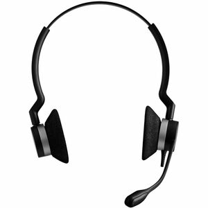 Jabra BIZ 2300 USB Wired Over-the-head Stereo Headset - Black - Binaural - Supra-aural - Noise Cancelling Microphone - USB