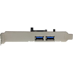 StarTech.com Adattatore scheda SuperSpeed USB 3.0 con 2 porte PCI Express (PCIe) con UASP - Alimentazione SATA - 2 Total U