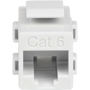 StarTech.com Accoppiatore di rete jack Keystone RJ45 Cat 6 bianco - F/F - Bianco