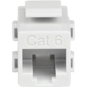 StarTech.com White Cat 6 RJ45 Keystone Jack Network Coupler F/F - RJ45 Coupler - Cat6 Coupler - F/F Cat6 Keystone Jack Whi
