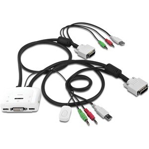 2-port DVI Audio KVM Switch