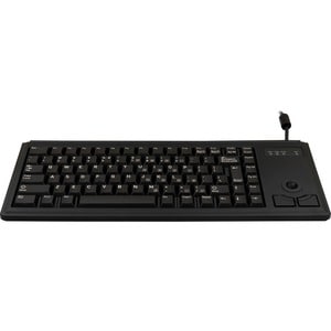 CHERRY G84-4420 Keyboard - Cable Connectivity - USB Interface - Trackball - English (US) - Black - ML Keyswitch - Mouse